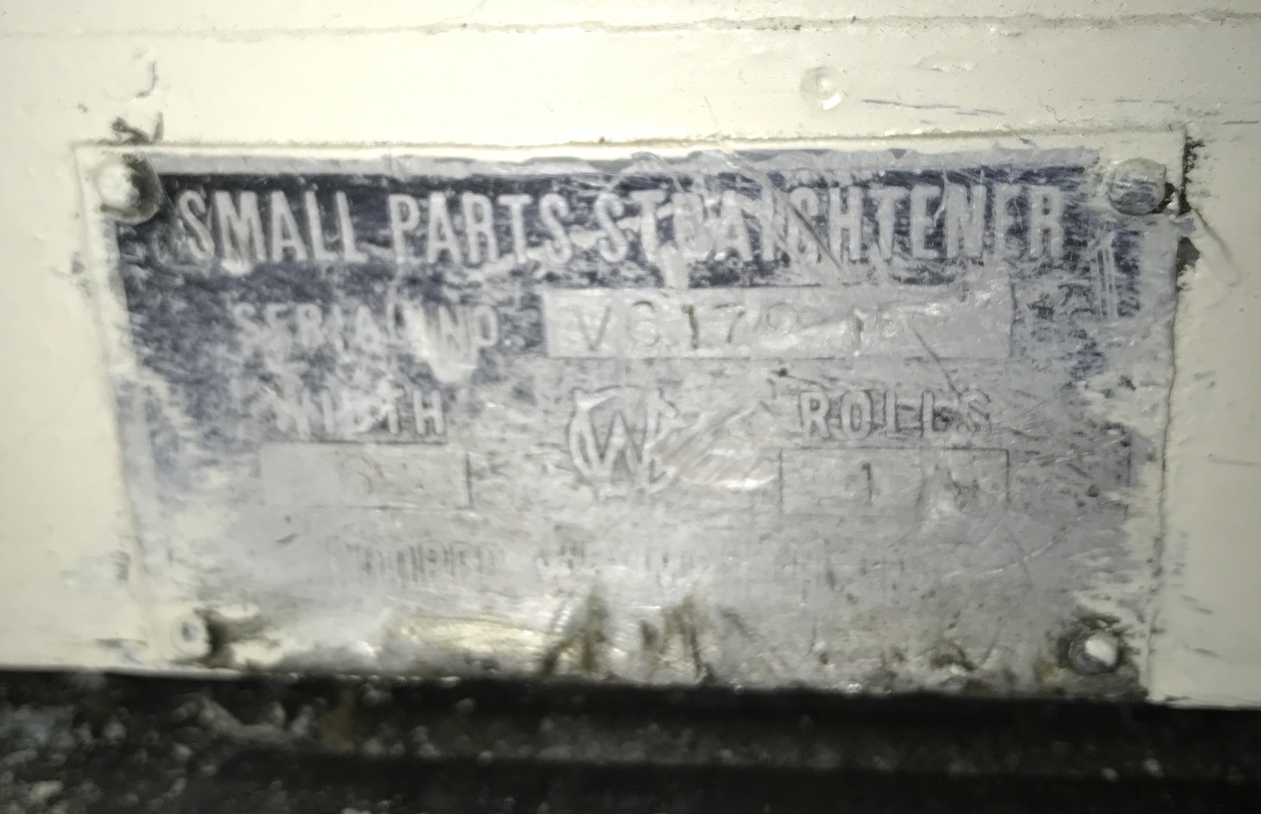 2500 lb. American Steel Line #60, coil line, 18" width, manual expansion, 3 keepers, #11223 - Image 8