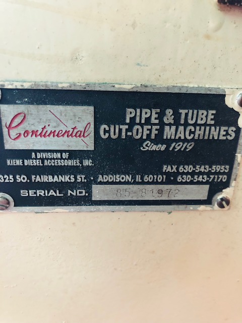 12-3/4" Continental #12A, air-operated, cap: 3-1/2" - 12-3/4" OD x 1/2" wall, 5 HP - Image 8