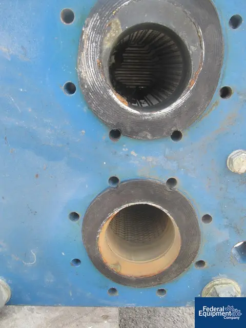 358 sq.ft., 100 psi shell, Polaris #950-68, plate heat exchanger, 304 Stainless Steel, 15" wide x 63" high - Image 5