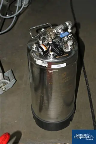5 gallon Gelman Stainless Steel pressure tank, #2956-25 - Image 1