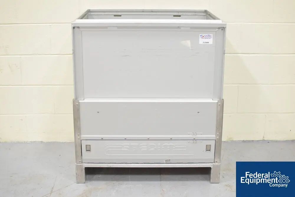 52 gallon Stedim Palletank #PLT 200 ALU, aluminum construction, s/n #98-0235, #2840-97 - Image 1