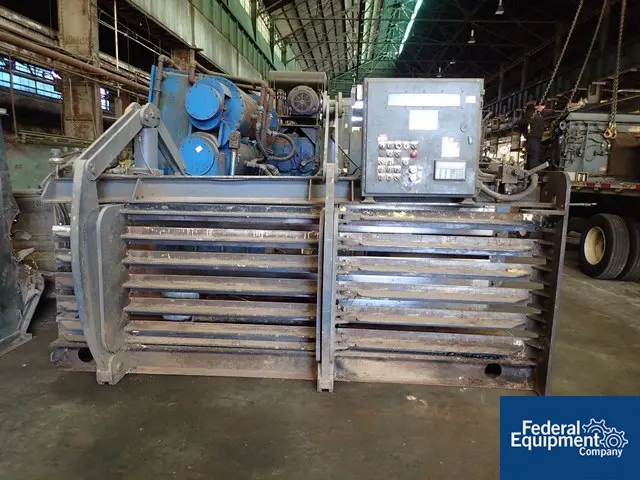 American #804310150F, horizontal baler, automatic tie and inserter, hydraulic power pack, serial# - Image 3