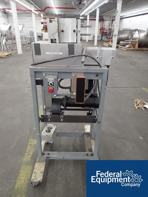 Twin Screw Feeder, (2) 2.5" diameter intermeshing screws, 1.5" feed opening, jacketed barrel sections, #3112-5 - Image 1