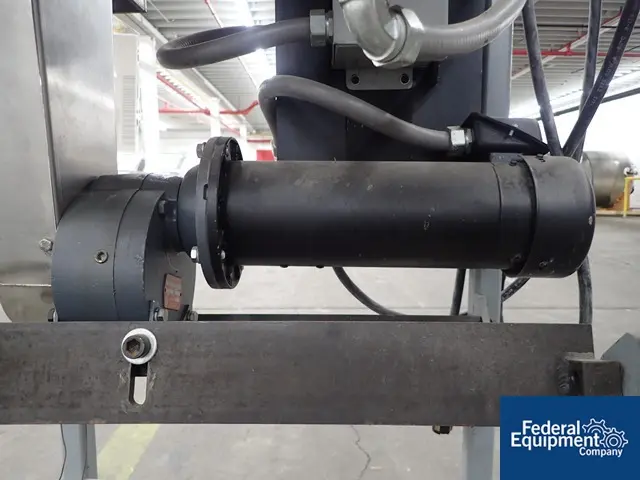 Twin Screw Feeder, (2) 2.5" diameter intermeshing screws, 1.5" feed opening, jacketed barrel sections, #3112-5 - Image 7