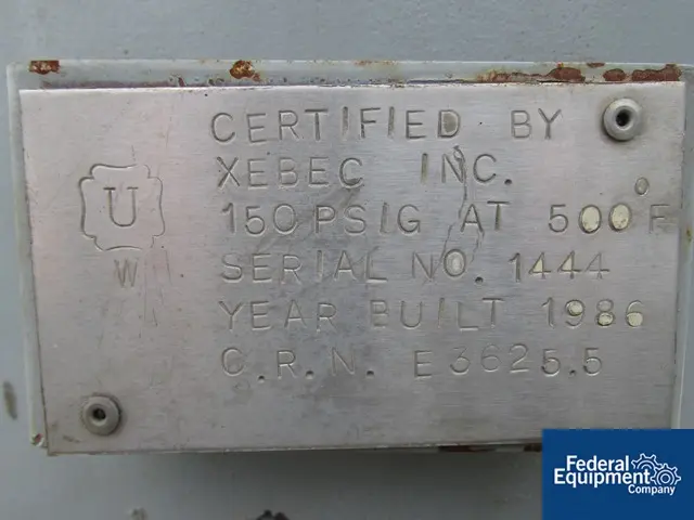 500 scfm, XEBEC #565HP18AFG-AUTODEW, dual dessicant dryer, 120 V., controls, s/n #3727, #43417 - Image 7