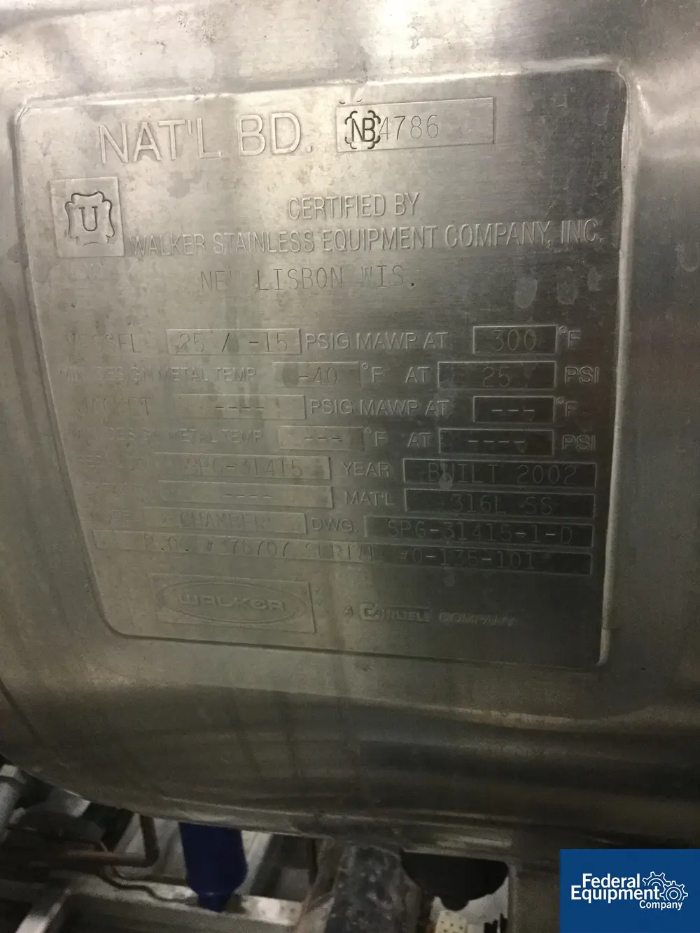 16" x 24" FTS System LyoPilot #LP8-3S-16X-P, Freeze Dryer, 316L Stainless Steel, 8 sq.ft., 2002, #3181-1, 2002 - Image 5