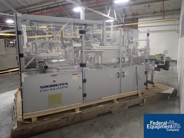 Skinetta #CP145, case packer, servo driven, erects shipper case from flat, side loading, serial #144.03 - Image 5