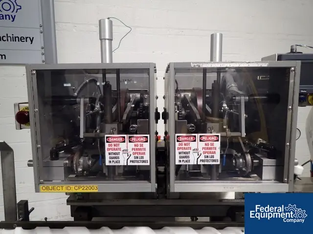 Lakso #300, twin head cotton inserter with timing screw & inte, up to 300 bottles/min, serial #171, #2706-23 - Image 7
