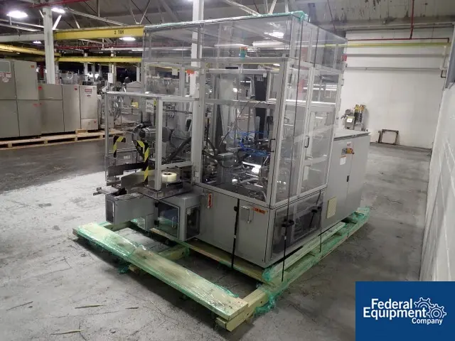 MAB #B88, case erector packer with powered case feeder, carton collating & loading station, serial - Image 4