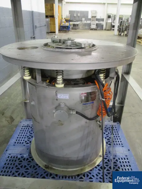 Bag Dump Station, Sweco #ZS40S124BDSDSFXB, Stainless Steel, 28" diameter dump opening, 40" Sweco base with - Image 5