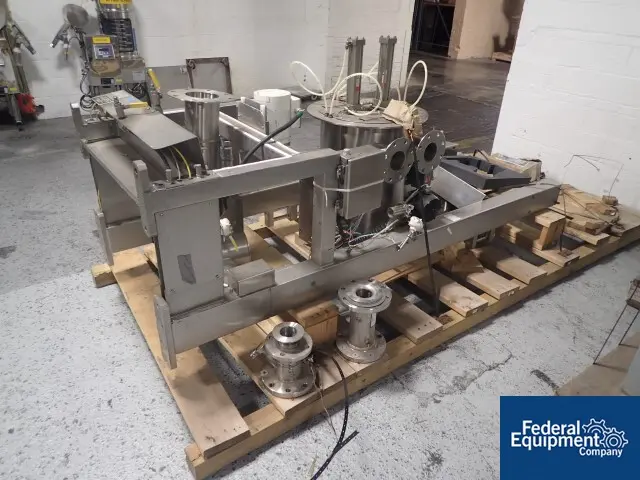 Vector #FL-Mulit-5, fluid bed dryer, Stainless Steel, (2) top spray granulation chambers, bowls and expansion - Image 4