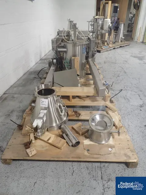 Vector #FL-Mulit-5, fluid bed dryer, Stainless Steel, (2) top spray granulation chambers, bowls and expansion - Image 6