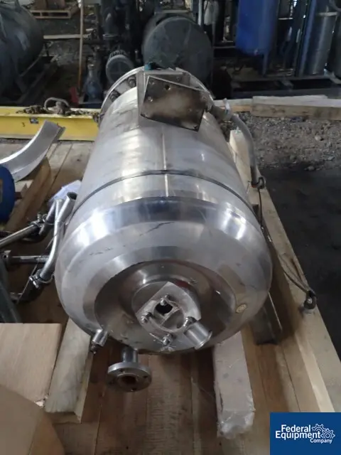 50 gallon Walker, Reactor, 316L Stainless Steel, 50/150 psi, 18" diameter x 42" straight side, removal dish - Image 5