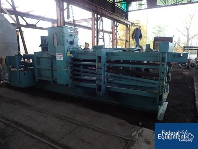 30" x 36" Maren #203-103-A-ET, horizontal automatic tie baler, 50 HP, stands & automatic tie inserter - Image 6