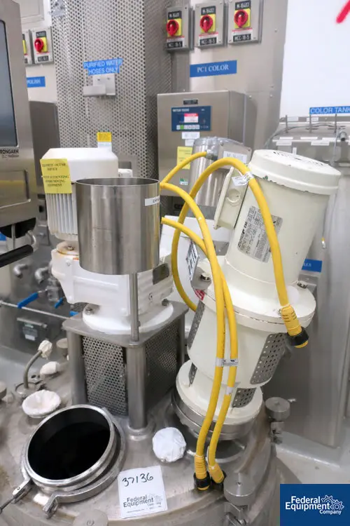 50 gallon Lee #50U7S, triple motion vacuum kettle, Stainless Steel, 100 psi, jacketed, 10 HP, 2004, #3168-75 - Image 4
