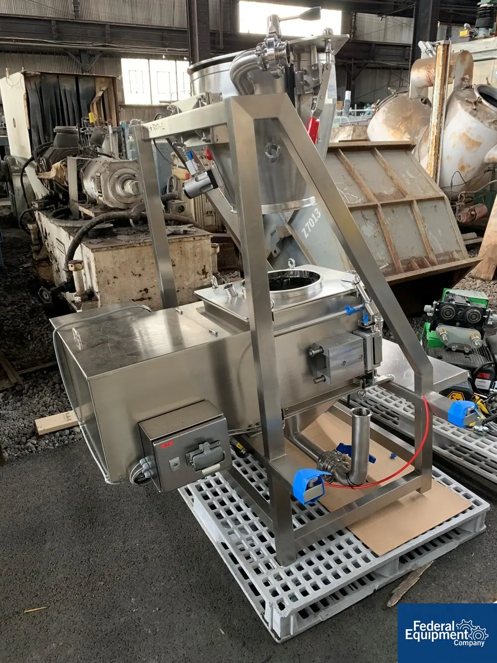Bulk Bag-super Sack Unloading, Lleal, dual rotor oscillating granulator, Stainless Steel, electric hoist - Image 8