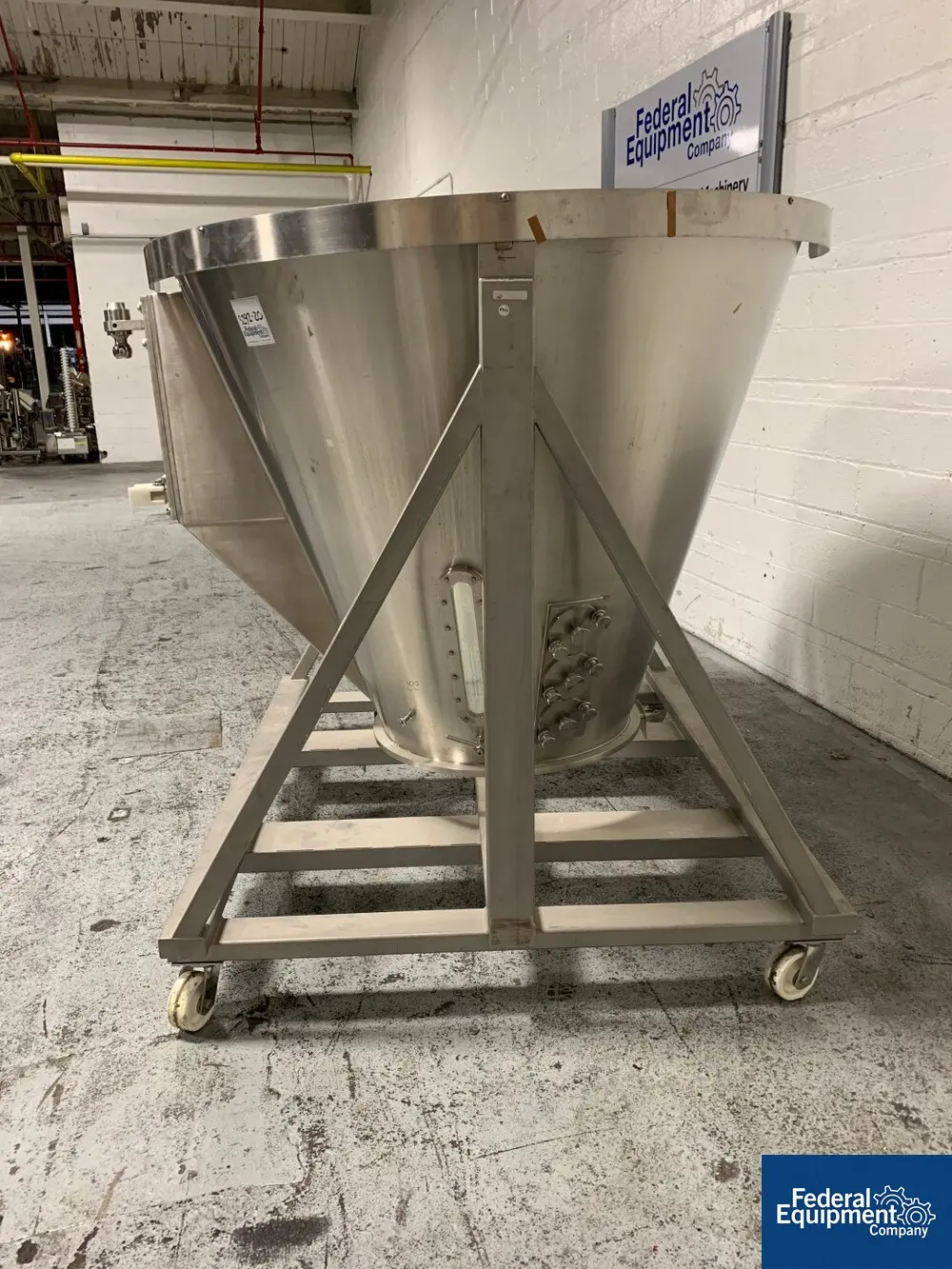 Vector, top spray expansion chamber, Stainless Steel, 62.5" top inner diameter, 30.5" bottom inner diameter - Image 3