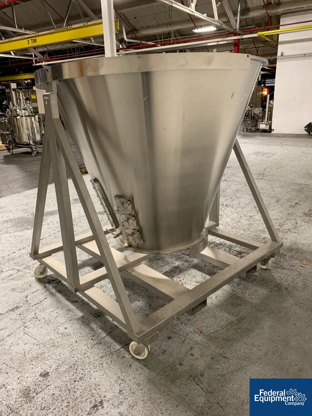 Vector, top spray expansion chamber, Stainless Steel, 62.5" top inner diameter, 30.5" bottom inner diameter - Image 4