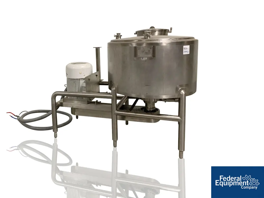BCast Liquefier, liquefier, 304 Stainless Steel, 75 HP, round chamber design, 230/460 V., 12" impeller, 2014 - Image 1