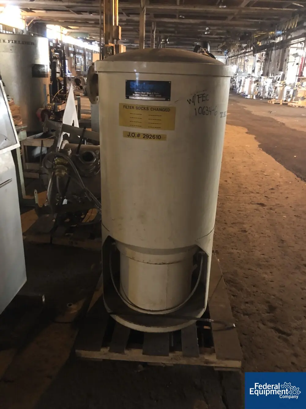 Sturtevant Engineering #MB4/205B, Dust Collector, Carbon Steel, 7.5 HP blower, model 6X5B00760, 230/460 volt - Image 1
