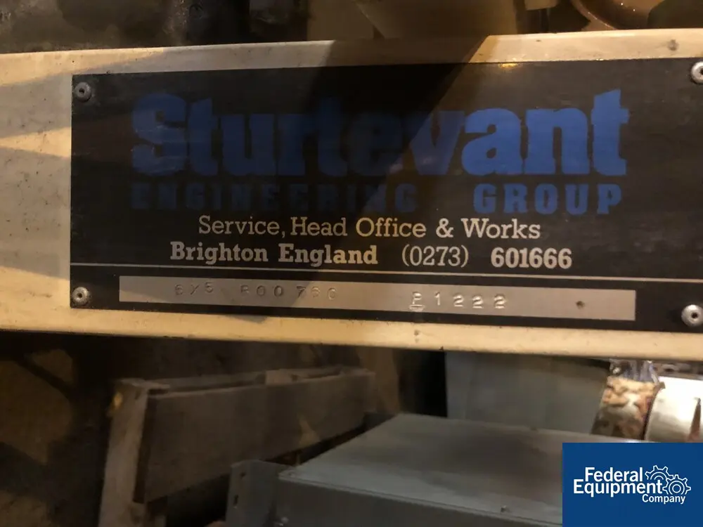 Sturtevant Engineering #MB4/205B, Dust Collector, Carbon Steel, 7.5 HP blower, model 6X5B00760, 230/460 volt - Image 4