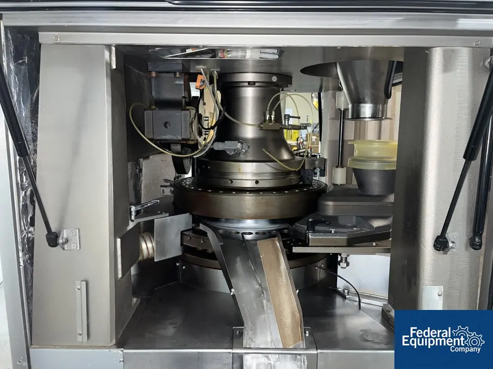 Fette #EC, tablet press, 100 Kn compression pressure, single sided, 380 volt, 50 Hz, S/N 36070, 1995 - Image 8