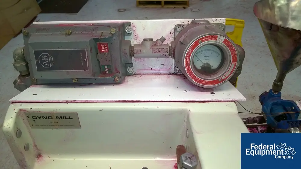 WAB #Dyno-Mill-KDL, Stainless Steel jacketed chamber, explosion proof design, #46726 - Image 7