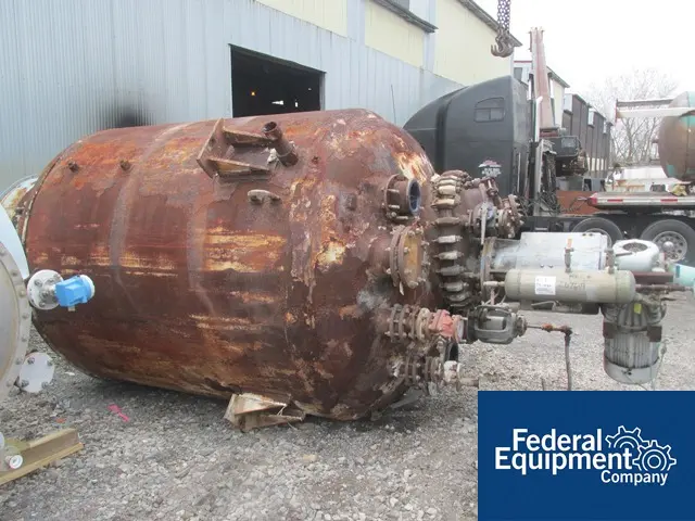2000 gallon Pfaudler glass lined reactor, 5RW agitator drive, 15 hp, 460 V. explosion proof motor with - Image 4