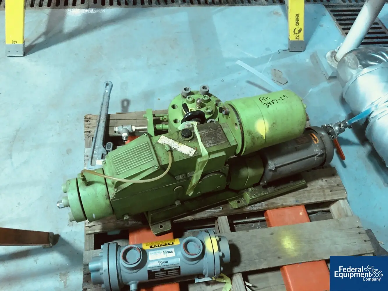 PulsaFeeder #7440-S-AE, diaphragm metering pump, series 40, nominally rated 8.55 gph at 330 psi, with 5 hp - Image 3