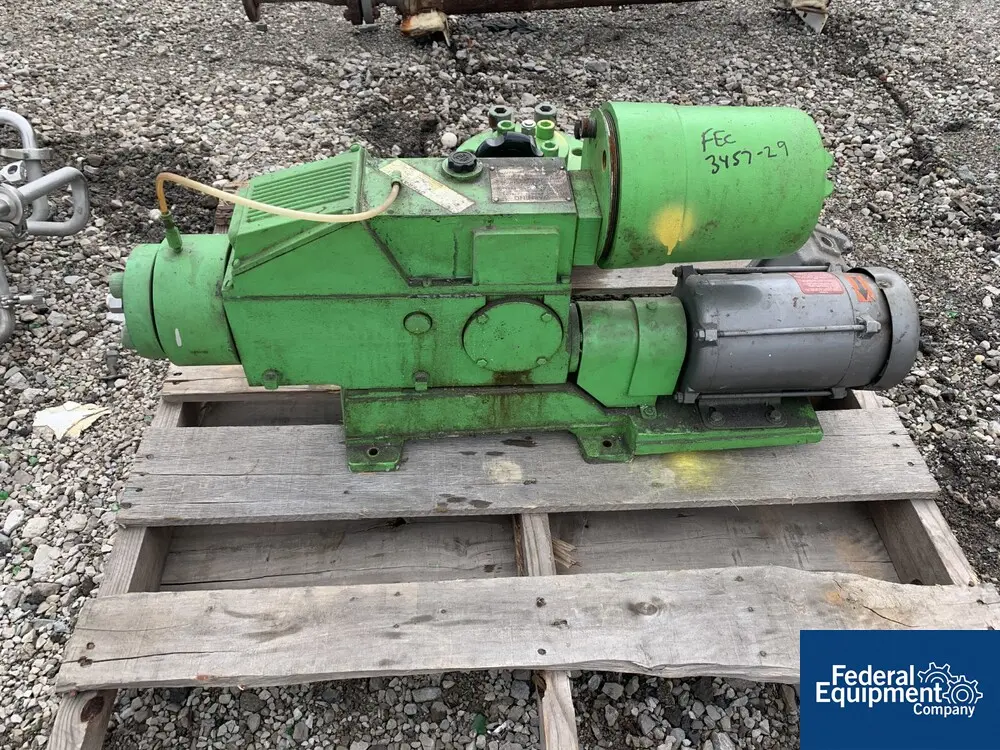 PulsaFeeder #7440-S-AE, diaphragm metering pump, series 40, nominally rated 8.55 gph at 330 psi, with 5 hp - Image 4