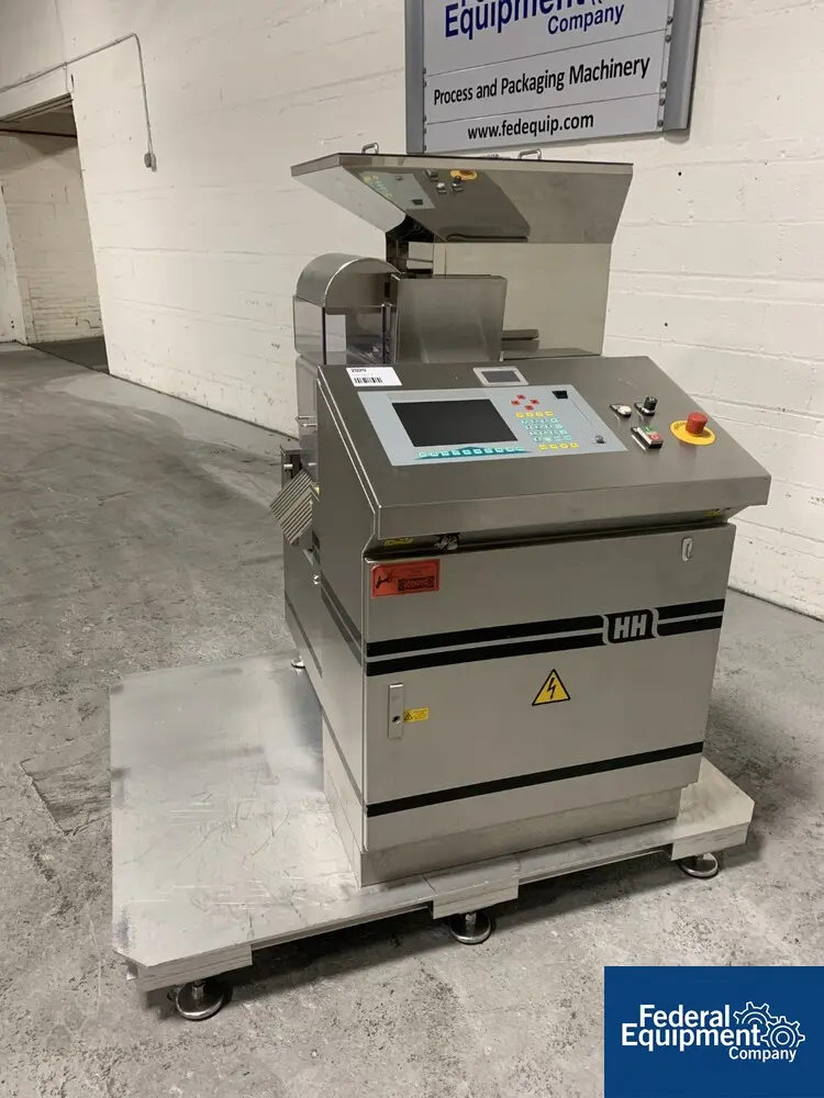 Harro Hofliger #KWS12-S, capsule checkweigh, (12) lanes, with stainless steel hopper and control cabinet, 208 - Image 4