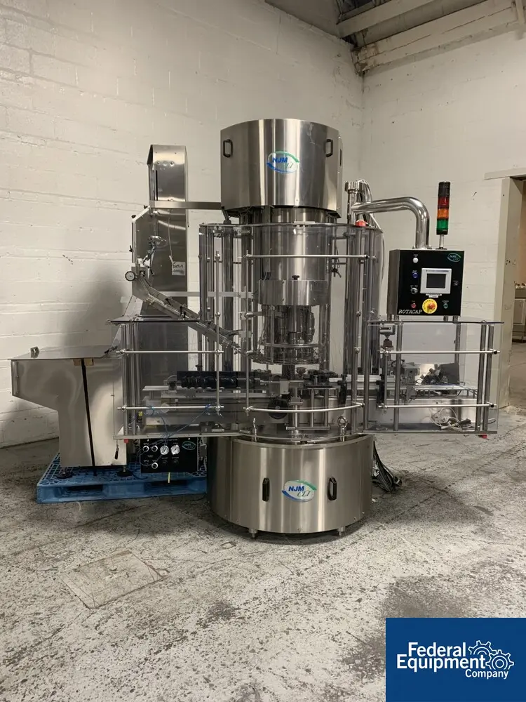 Njm #ROTAC8-S003, Rotary Capper, (8) head, with reject, currently set up for 2" caps, NJM/CLI capacity - Image 3