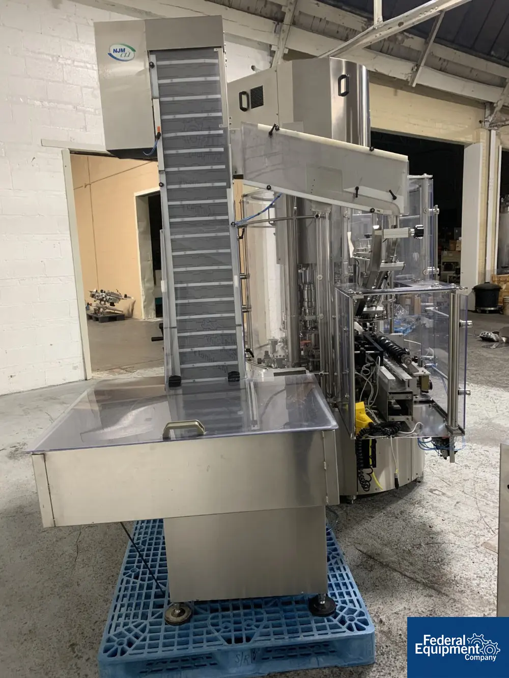 Njm #ROTAC8-S003, Rotary Capper, (8) head, with reject, currently set up for 2" caps, NJM/CLI capacity - Image 6