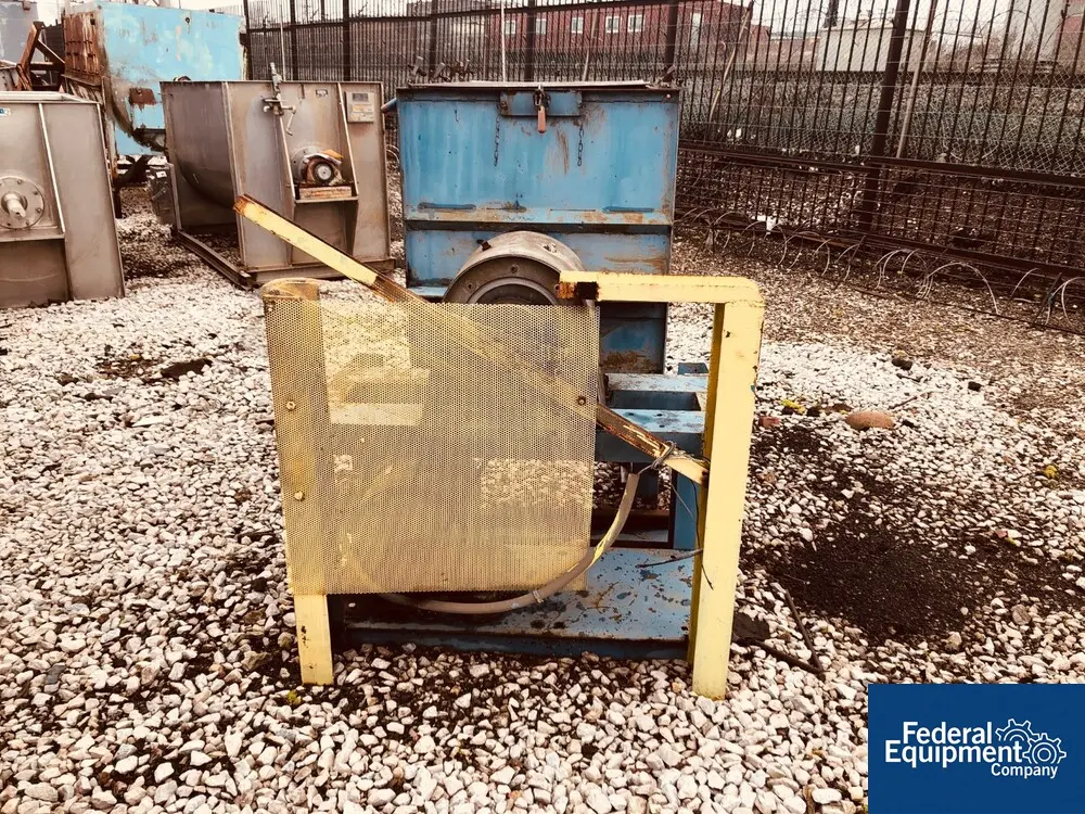 15 cu.ft. Marion #2030, paddle blender, Carbon Steel, approximately 27" wide x 48" long trough, outboard - Image 5