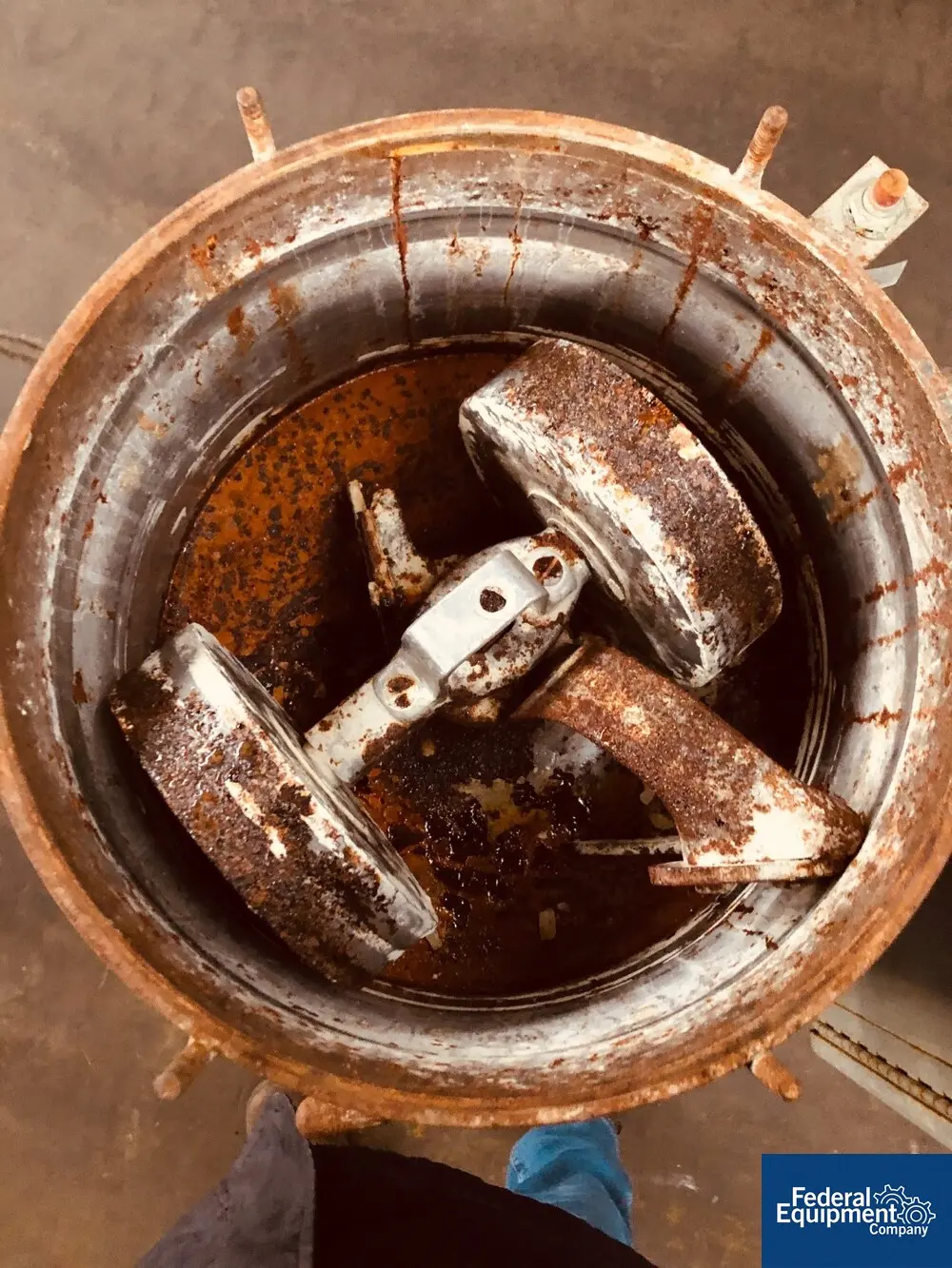 Simpson Mix Muller, 1 gallon capacity, carbon steel construction, 1 gallon, approximately 12" diameter x 7" - Image 7