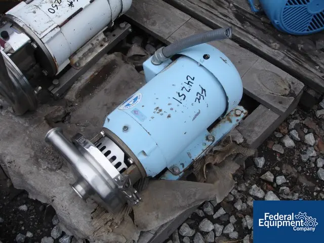 140 GPM @ 70' TDH, Waukesha #8-2065LV, 2" x 1.5" x 5" centrifugal pump, Stainless Steel, 5 HP, #24251 - Image 1
