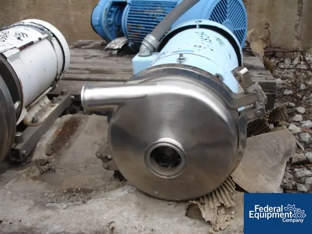 140 GPM @ 70' TDH, Waukesha #8-2065LV, 2" x 1.5" x 5" centrifugal pump, Stainless Steel, 5 HP, #24251 - Image 2