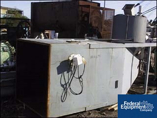 Carbon steel hopper, 128 cu.ft., #16799 - Image 1
