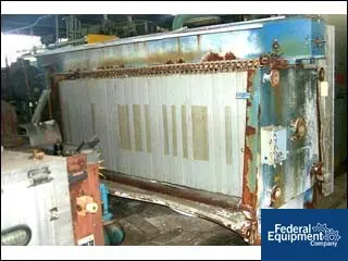 48" Perrin filter press, 45 chambers, polypropylene recessed plate design, 41 cu.ft., 1081 sq.ft., 4 eye - Image 4