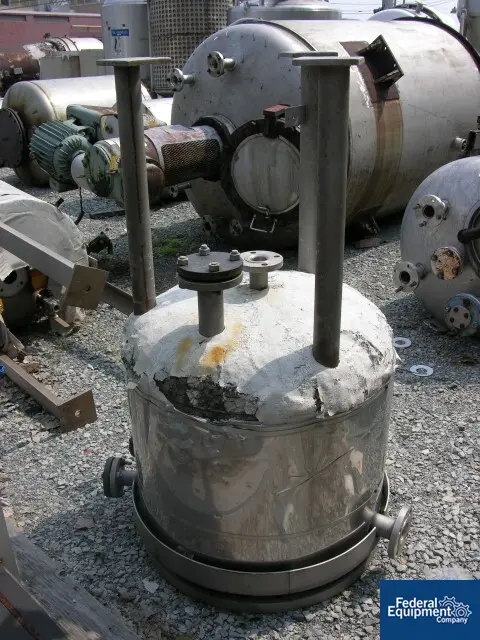40 gallon Precision Stainless reactor body, 316L Stainless Steel, 30 psi, jacketed for /100 psi #22947 - Image 2