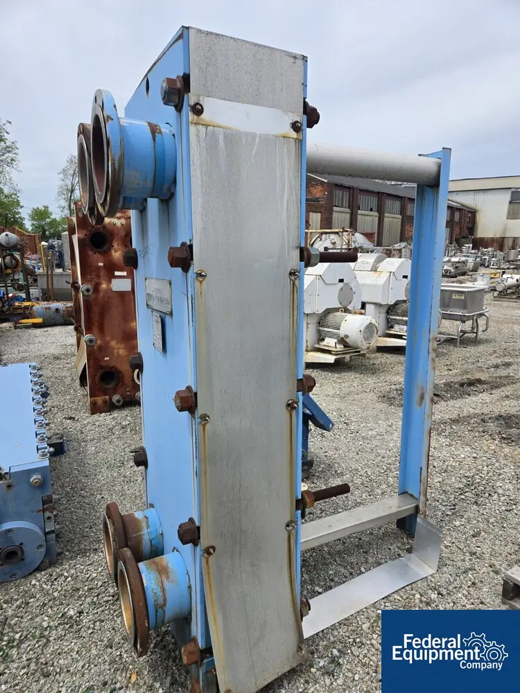 443 sq.ft., Tranter Superchanger, S8-HP-60, plate heat exchanger, Stainless Steel, 100 psi, 2000, #28057 (2 - Image 3