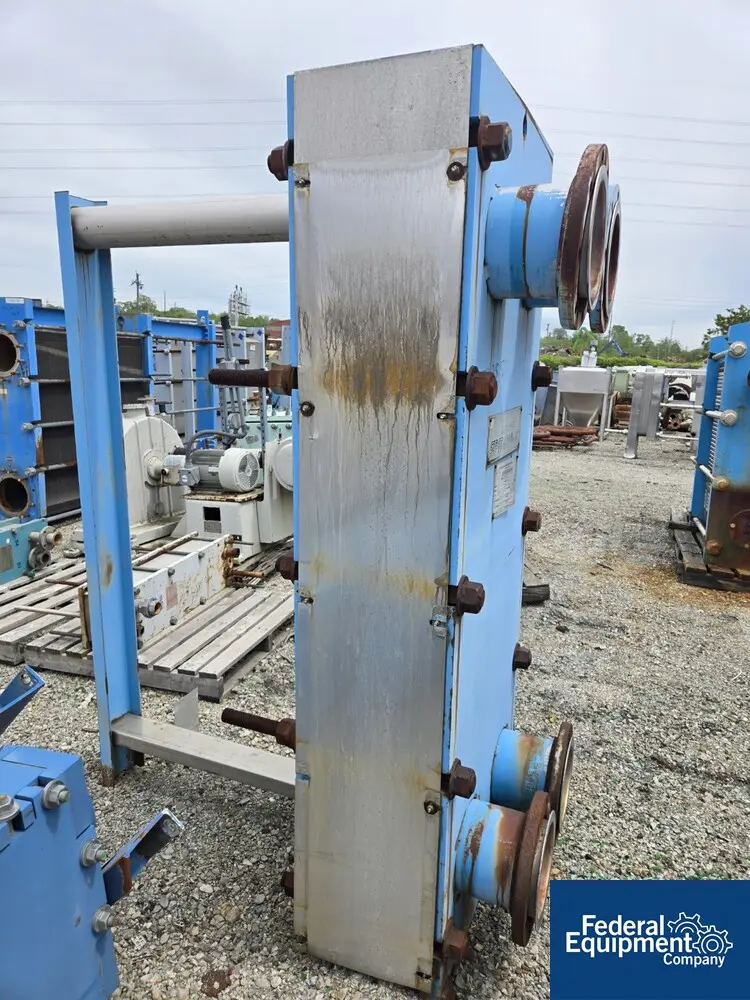 443 sq.ft., Tranter Superchanger, S8-HP-60, plate heat exchanger, Stainless Steel, 100 psi, 2000, #28057 (2 - Image 5