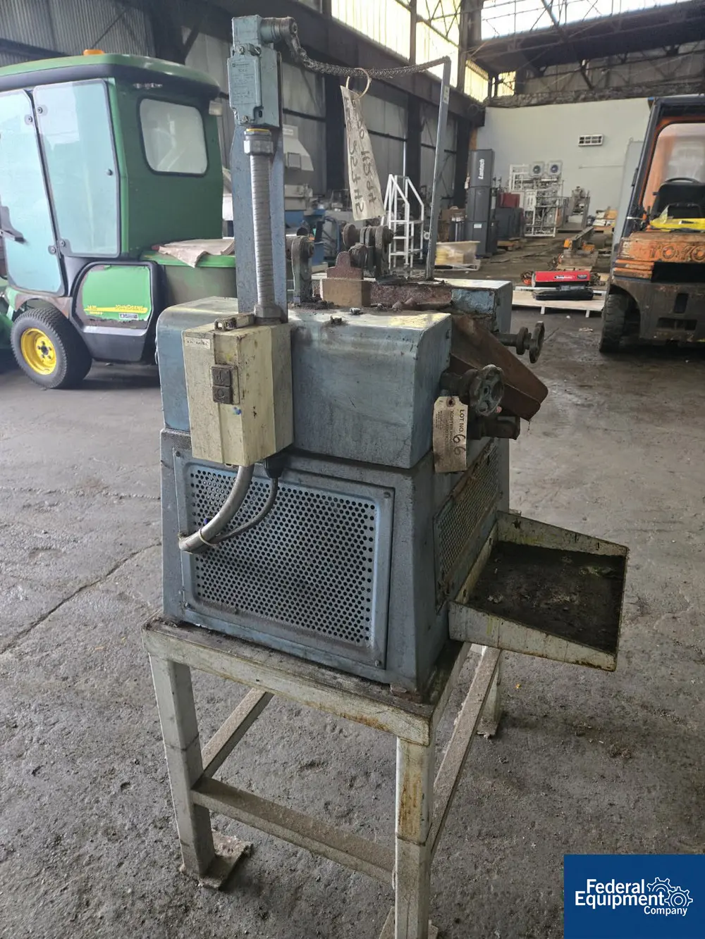 4" x 8" Keith 3 roll mill, cored rolls, adjustable first & third roll, knife discharge, adjustable end - Image 4