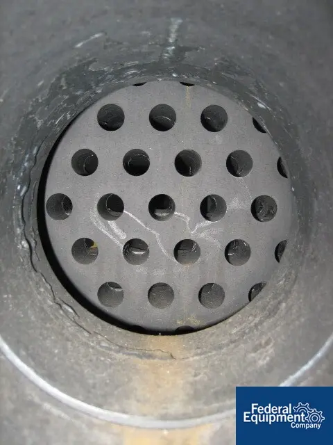 60 sq.ft. Carbone #PTY10-31-6, shell & tube heat exchanger, 100/100 psi, carbon steel shell, 1992, #26710 - Image 3