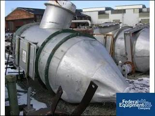 395 sq.ft., Mikro Pulsaire #37-6-100, dust collector, Stainless Steel, #21885 - Image 1