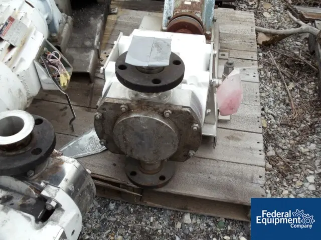 10-40 GPM @ 110 psi, ITT / Jabsco #C125200-27-121-OVZ, rotary lobe pump, Sanitary Stainless Steel, 2" - Image 2