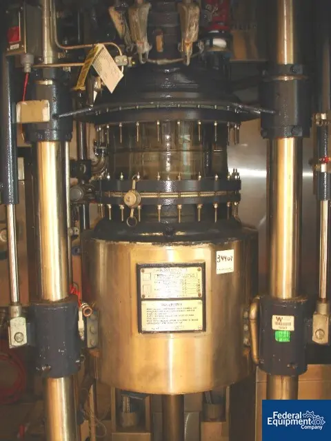 26.42 gallon R & M Italia reactor train, 100 liter, glass lined, removable dish top, dish bottom, 150 psi - Image 2