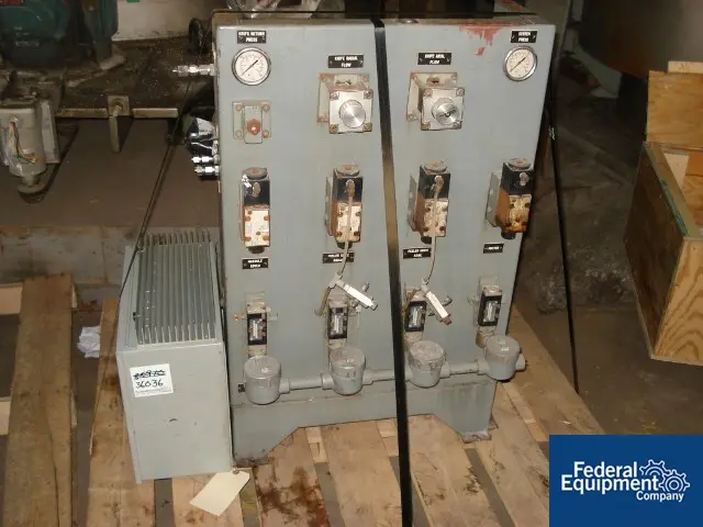 49" x 32" Krauss Maffei #VZO125/3.2C, basket centrifuge, 316L Stainless Steel, top load/unload, 40 HP, 1986 - Image 6