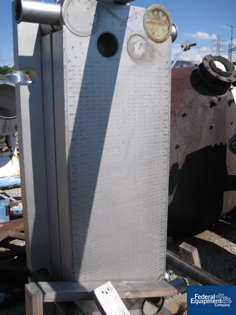 804 sq.ft., Alfa-Laval, H10-RC, Stainless Steel plate & frame heat exchanger, 145 psi, 119 plates, serial - Image 5
