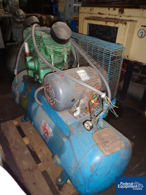 10 HP Speedaire #52405C, air compressor, mounted on Carbon Steel air tank, 230/460 V., #39395 - Image 3